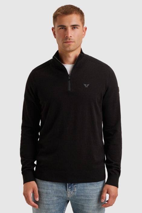 PME legend half zip collar cotton